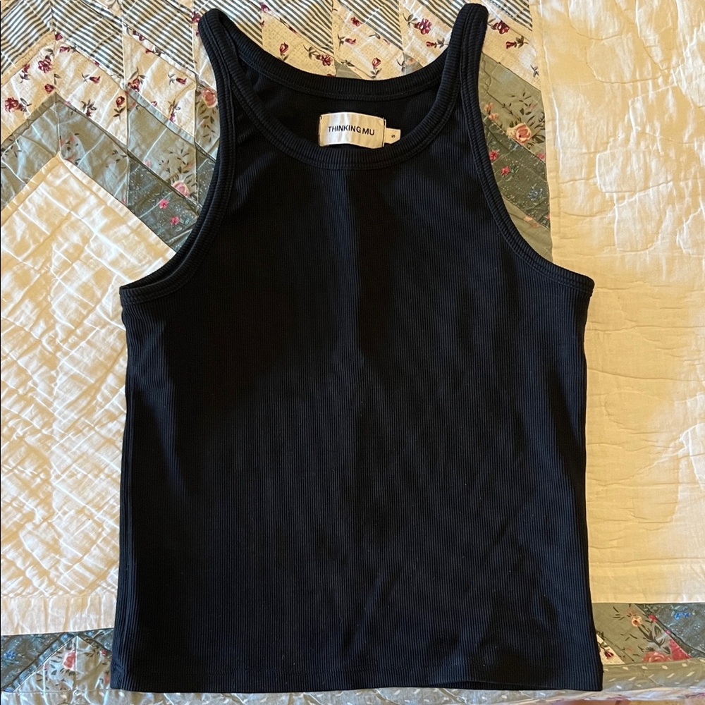 Black Thinking Mu Tank Top Size S